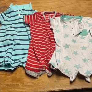 3 baby boys one piece 9mo